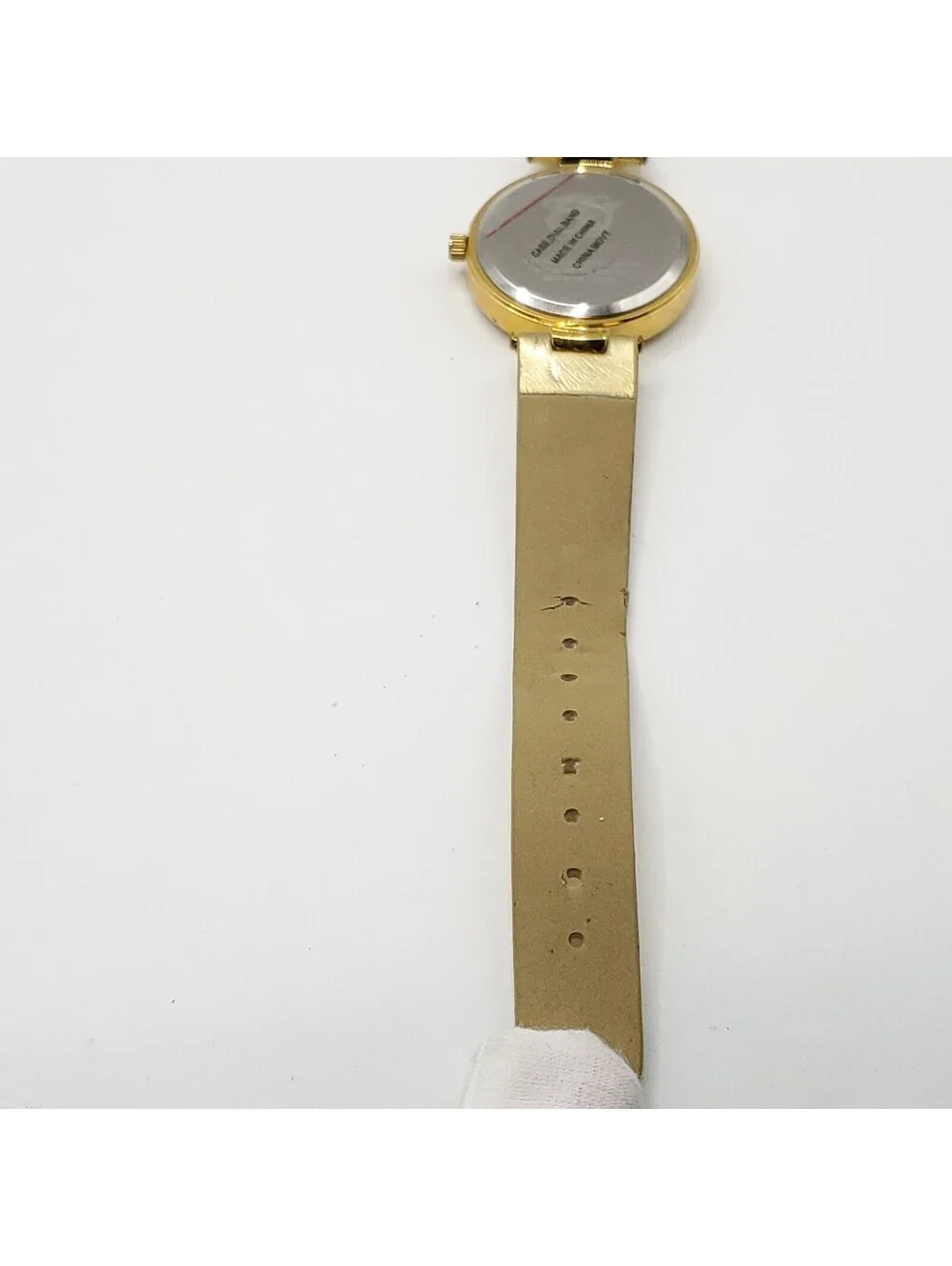 Elizabeth Taylor Quartz Womens 33mm Watch Gold Tone New Battery